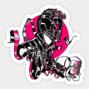 Star lord awesome mix Sticker